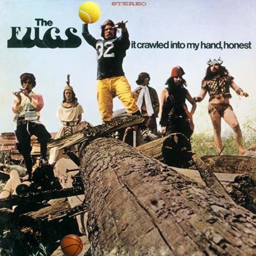 Album cover parody of It Crawled Into My Hand, Honest (180 Gram Vinyl) by The Fugs